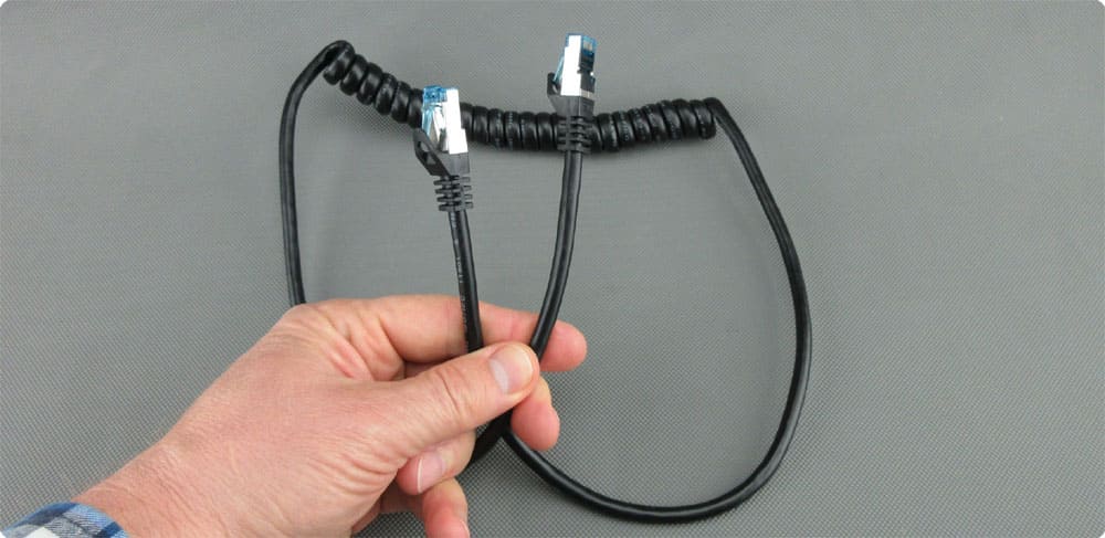 cable espiral de parcheo FTP 
