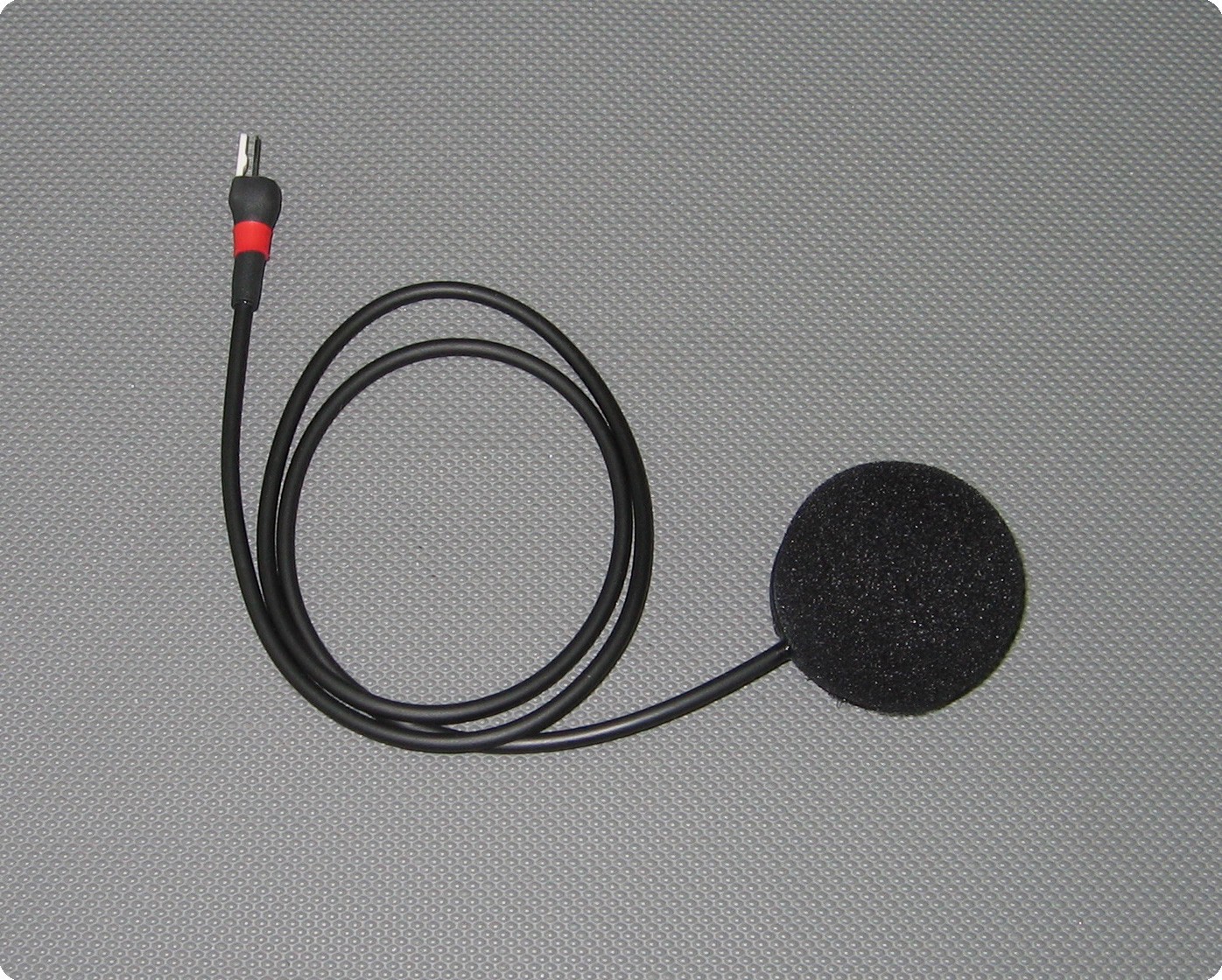 Micrófono adhesivo para casco integral compatible con el girocóptero, con tecnología de micrófono dinámico de 160 Ohm