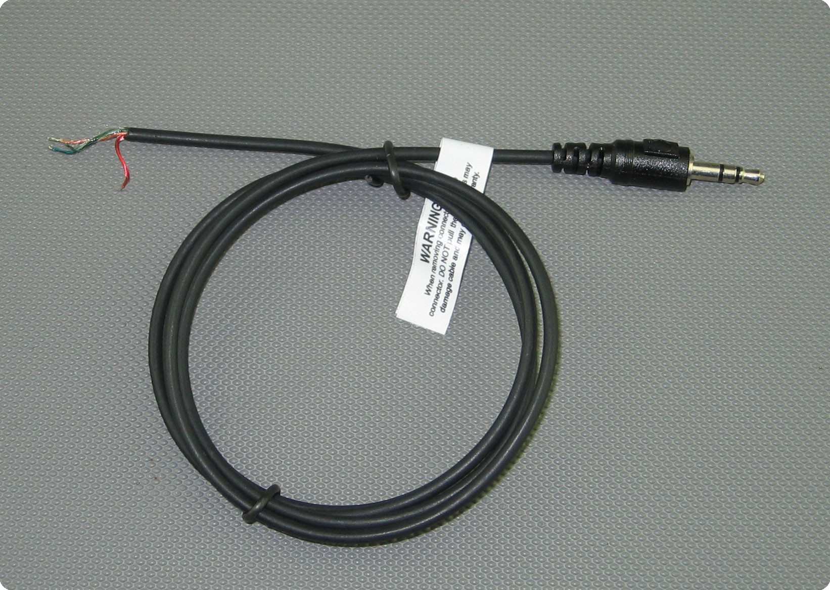 Cable Enchufe recto de 3,5 [mm] Diámetro de 2,6 [mm] Longitud de 100 [cm]
