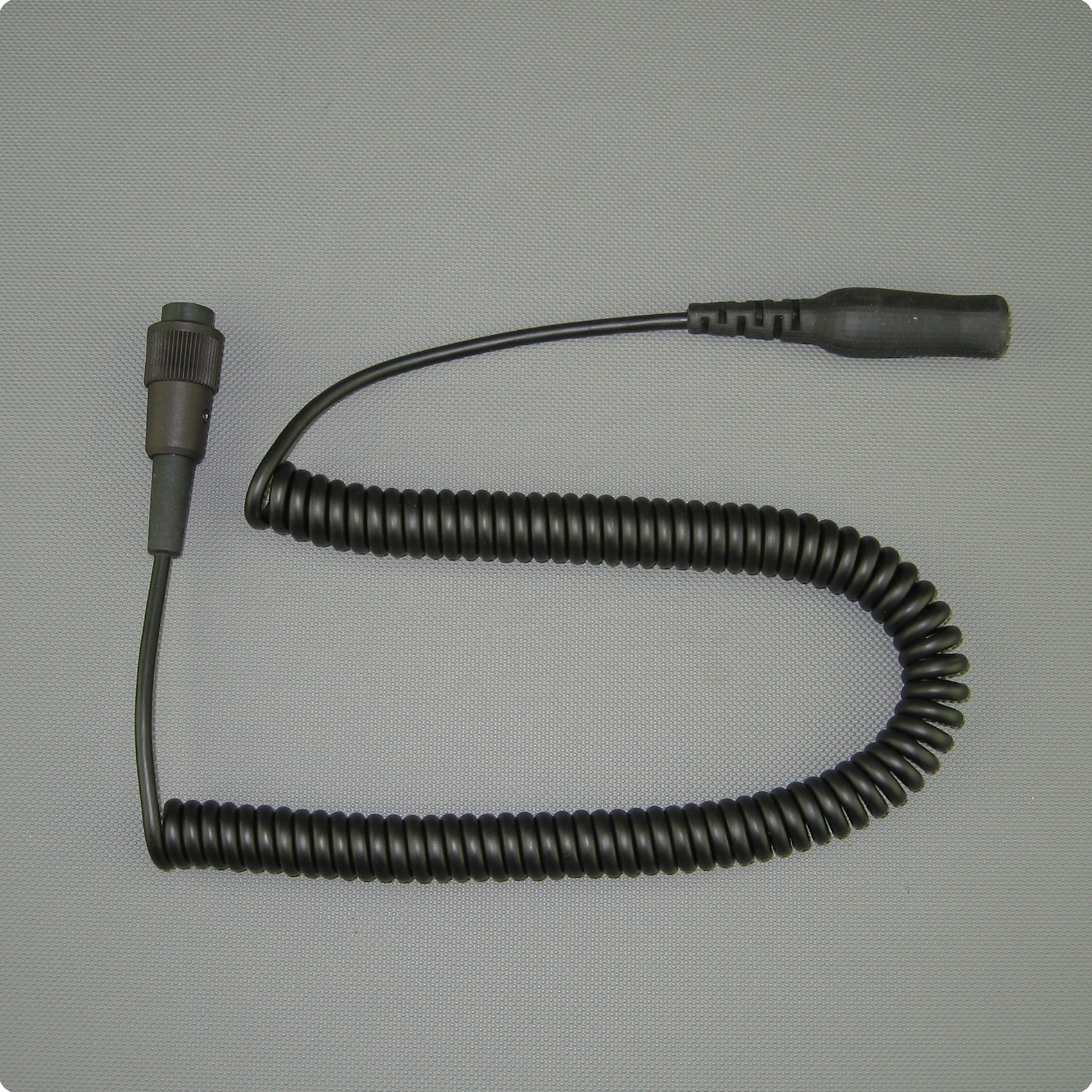 Extensión de cable en espiral compatible con Peltor® / Gyrocopter 6 pines
