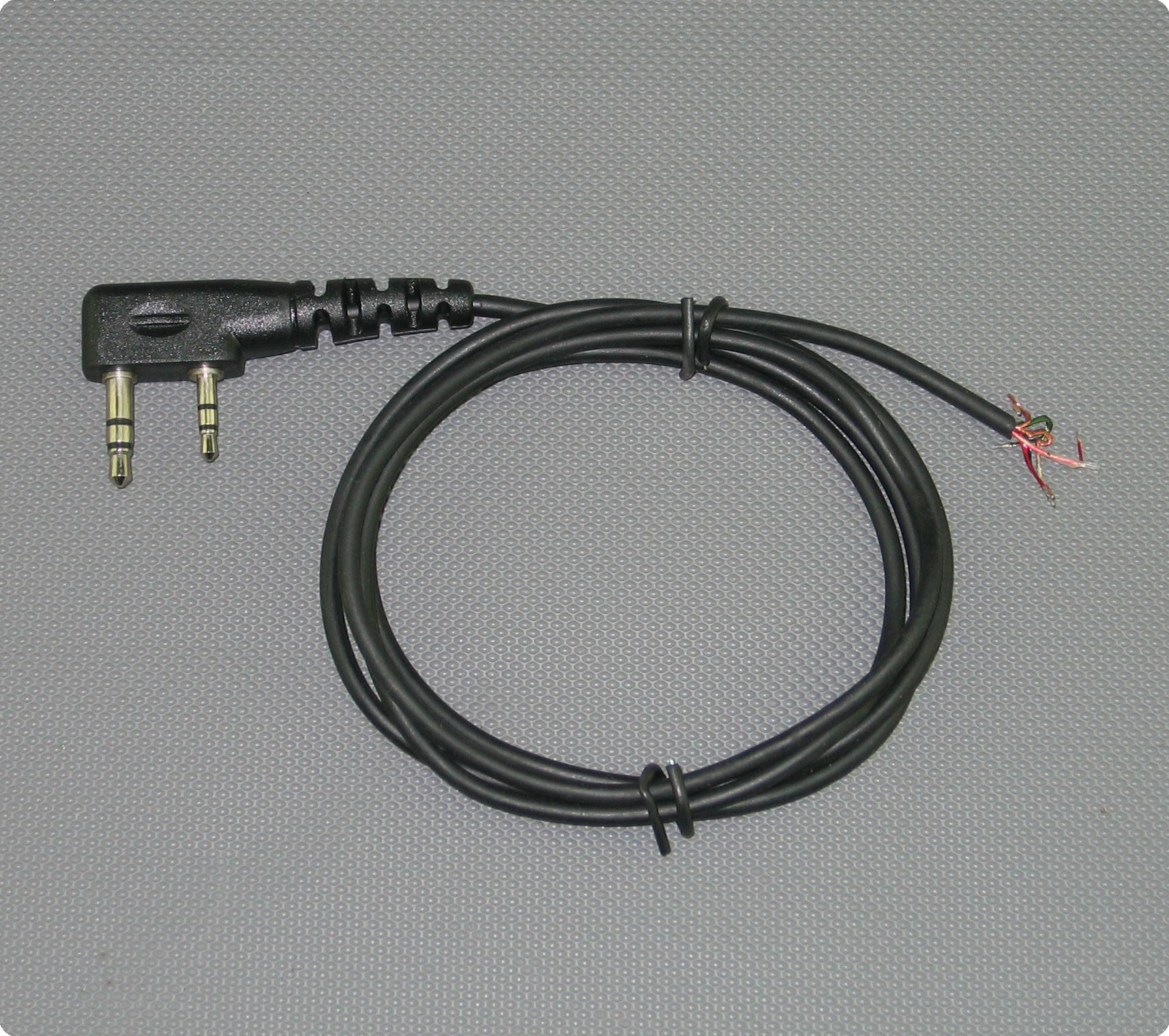 Cable con enchufe doble compatible con Kenwood de 2,6 [mm] de diámetro y 100 [cm] de longitud