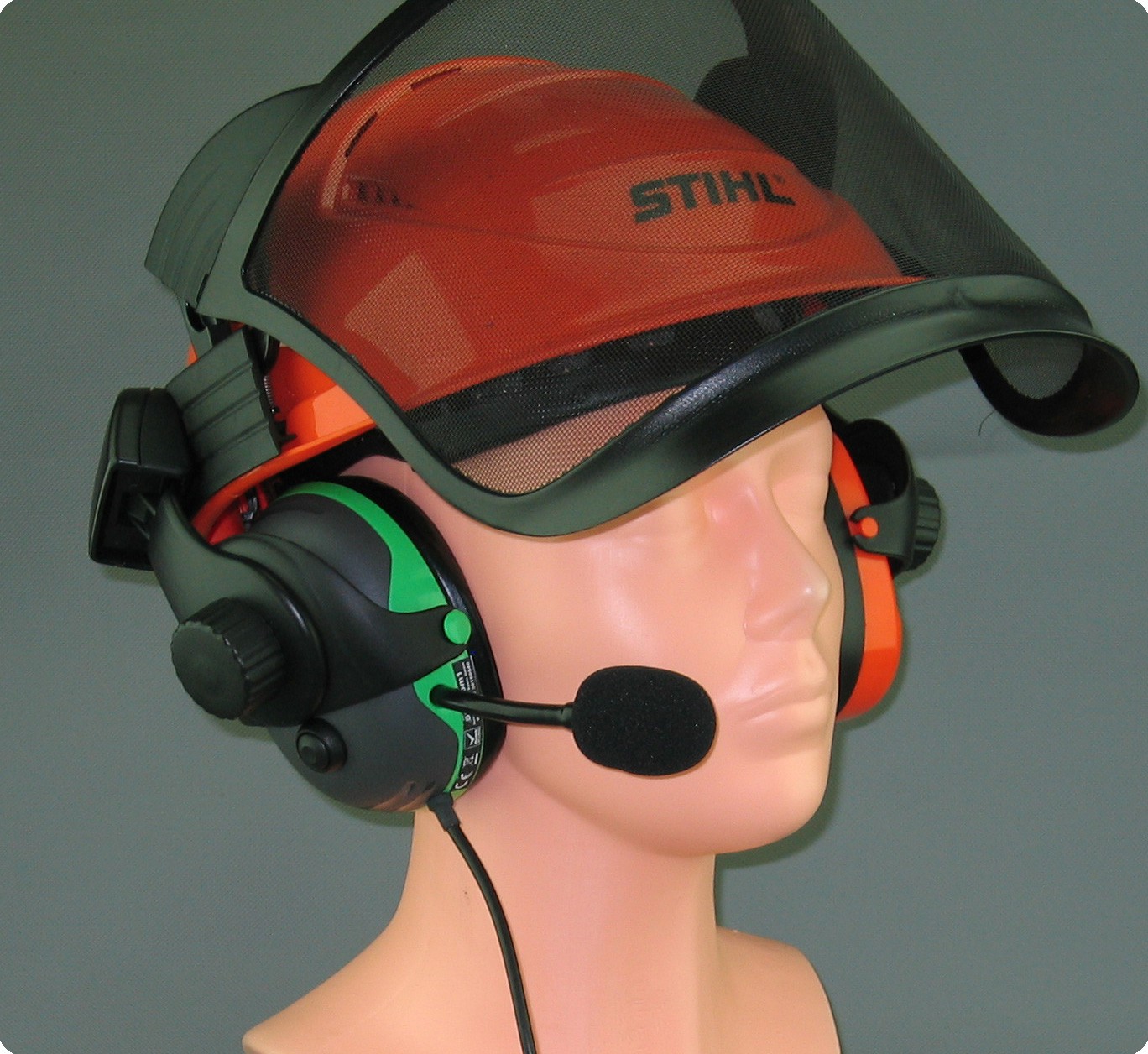 Radio de casco / radio forestal compatible con Stihl advance