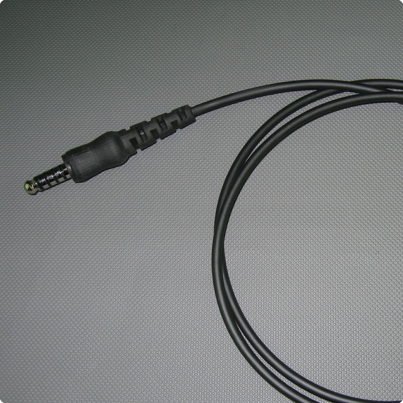 Cable con clavija de 5 polos compatible con Peltor® / Nexus® TP 105