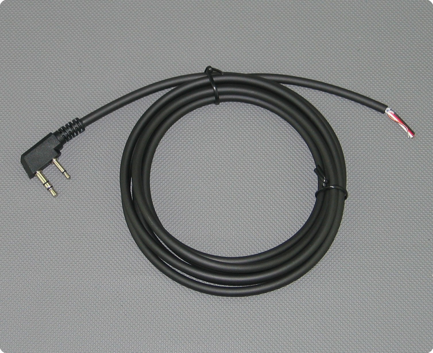 Cable con doble clavija S1 2,5 / 3,5 [mm] en ángulo de 90° Diámetro de 4,8 [mm] Longitud de 200 [cm]